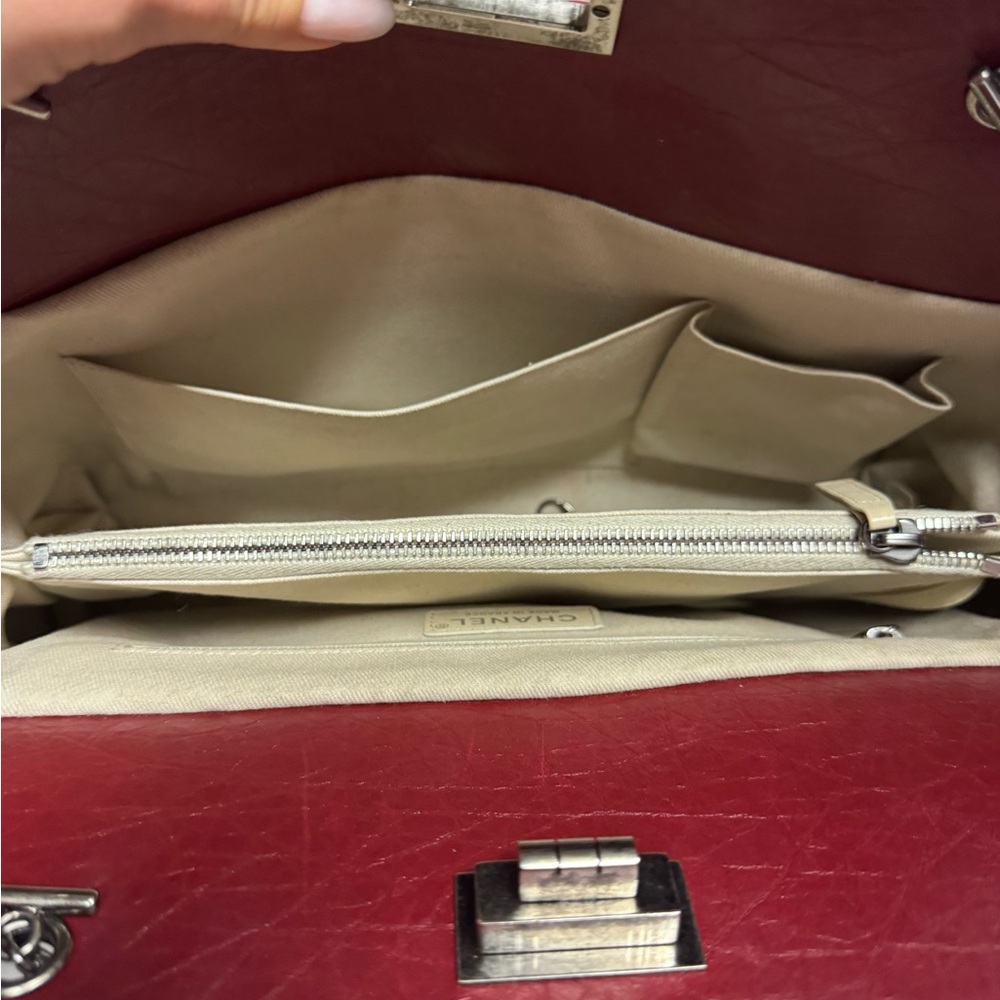 Chanel Red Quilted Chain Tote Shoulder Bag - Picture 10 of 16